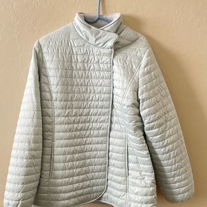 New UGG Australia Puffer fleece snap button lined jacket coat M